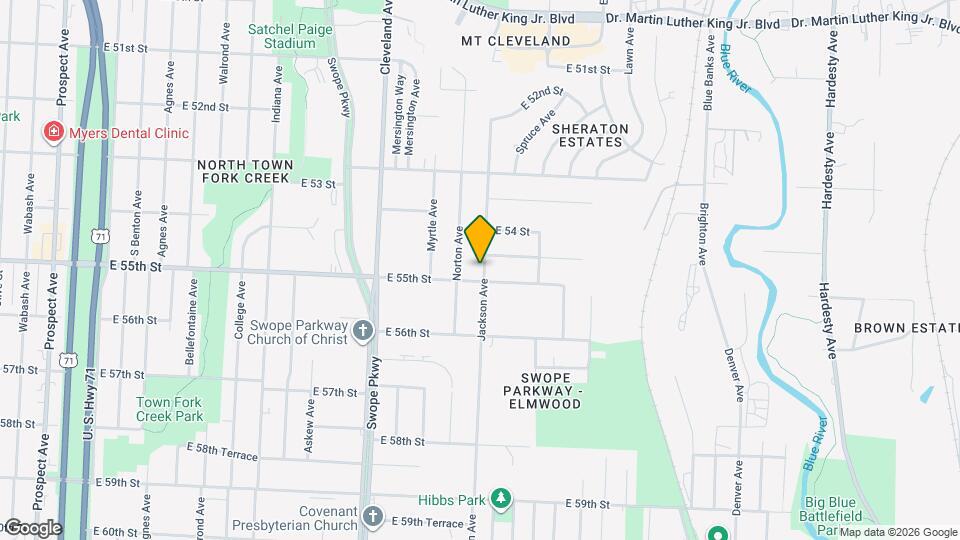 5438 Jackson Ave Map and Location Details