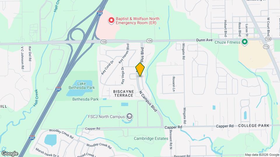 10932 Campus Heights Ln Map and Location Details