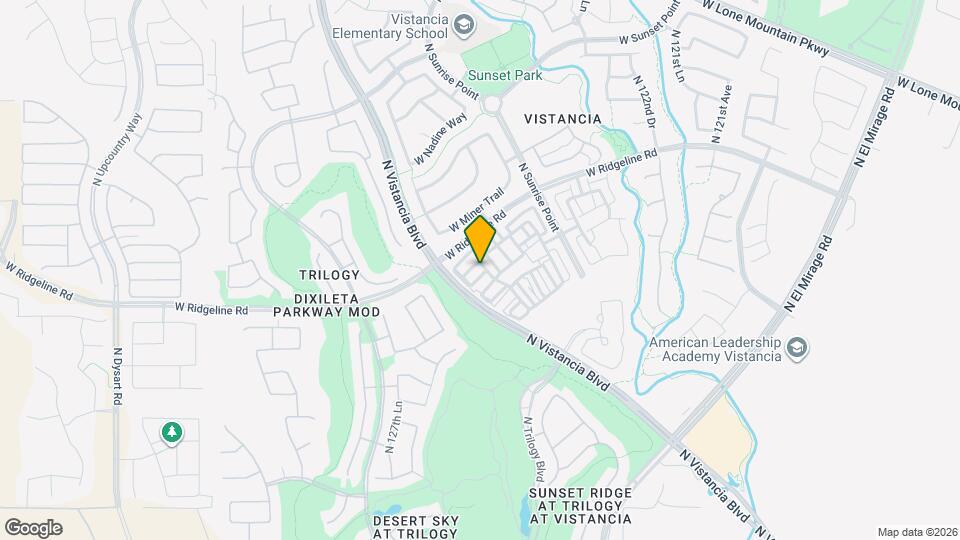 12562 W Gentle Rain Rd Mapa y Detalles de la Ubicación
