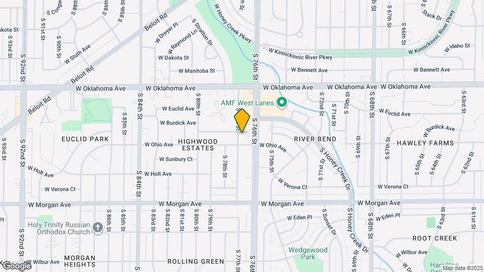 3234 S 77th St, Unit Upper Map and Location Details
