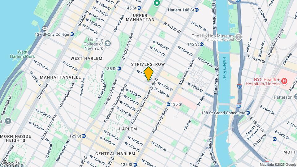 2322 Adam Clayton Powell Blvd Map and Location Details