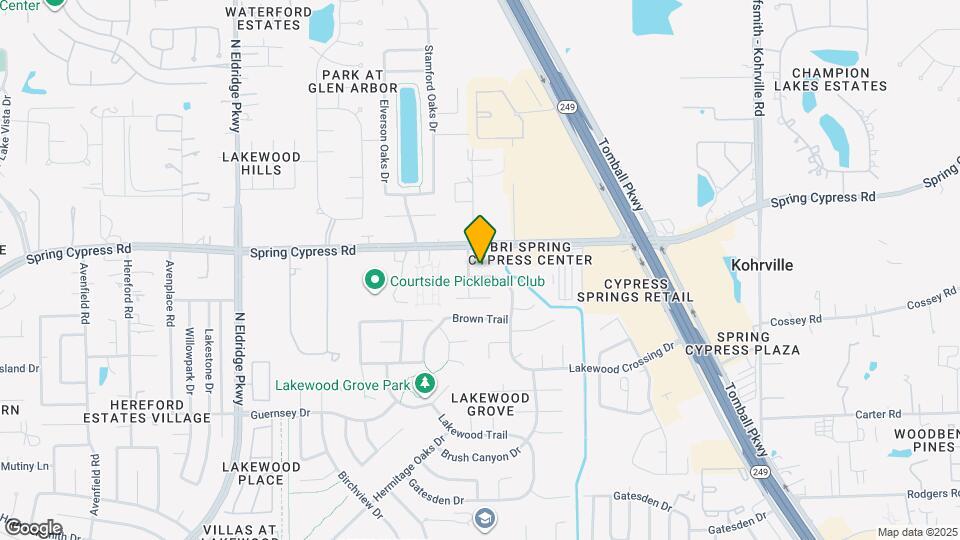 16406 Lakewood Field Dr Map and Location Details