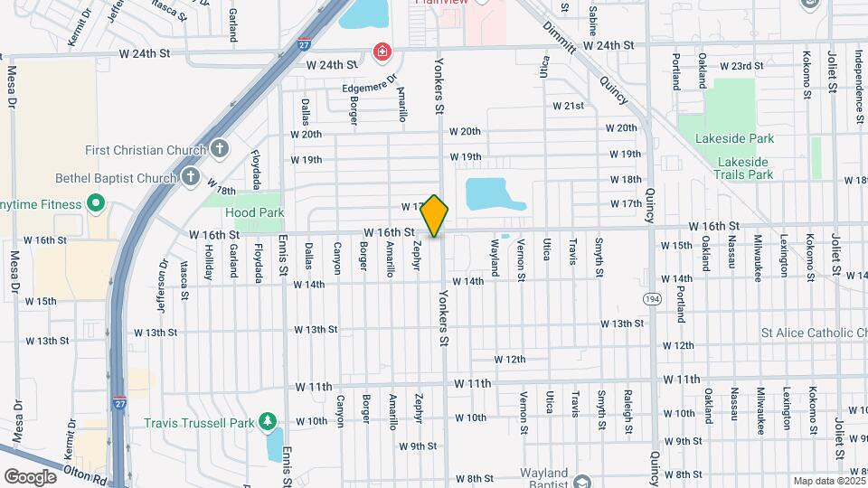1417 Yonkers St-Unit -C Map and Location Details
