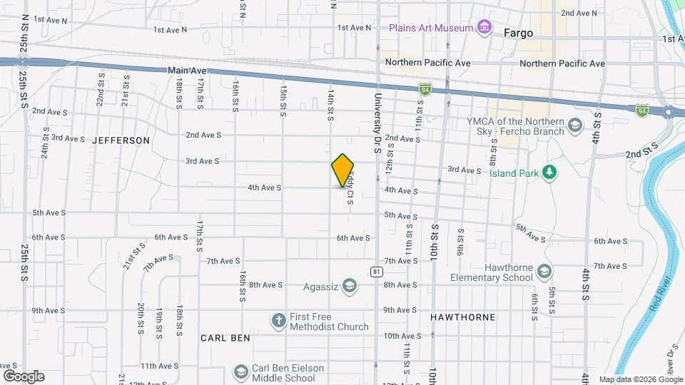 1338 4th Ave S Map and Location Details