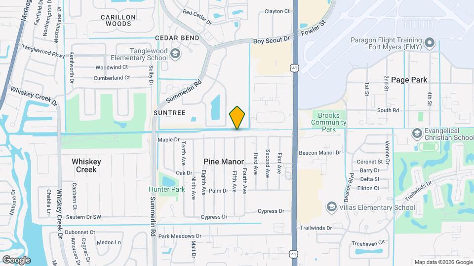 1807 Maple Dr Map and Location Details