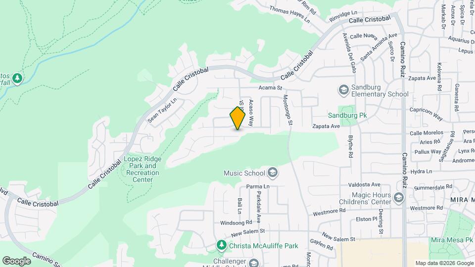 7588 Rock Canyon Dr Map and Location Details
