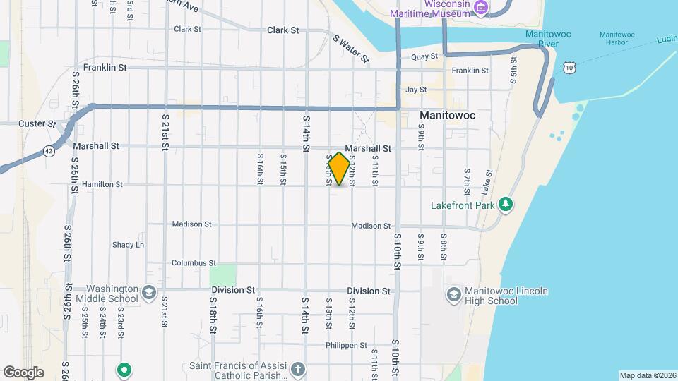 1211 Hamilton St Map and Location Details