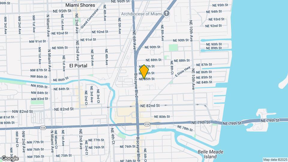 650 NE 85th St Map and Location Details