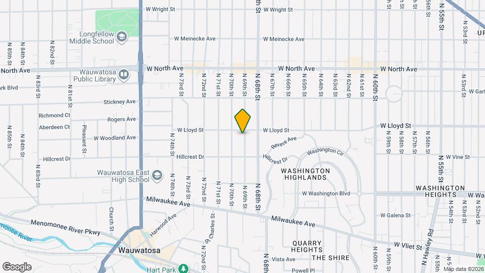 2021 N 69th St Map and Location Details