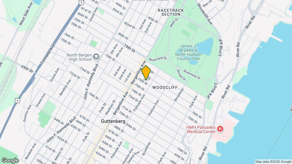 410 76th St Map and Location Details