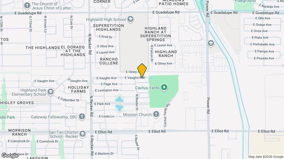 4337 E Vaughn Ave Map and Location Details