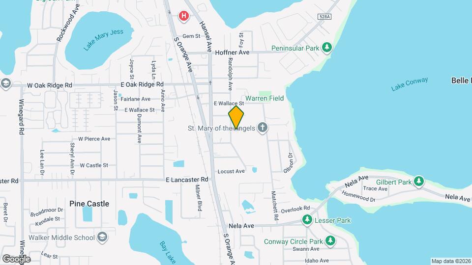 1084 E Pierce Ave Mapa y Detalles de la Ubicación