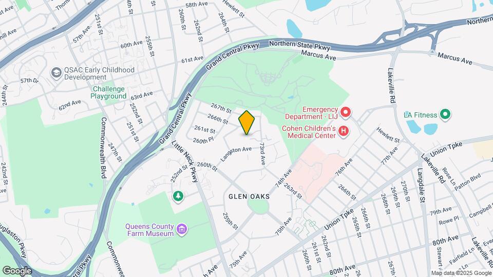 261-45 Langston Ave Map and Location Details