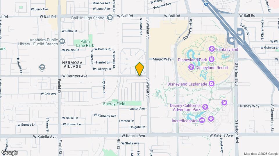 1226 W Cerritos Ave Mapa y Detalles de la Ubicación