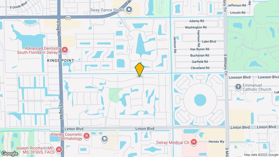 580 Normandy Ln Map and Location Details