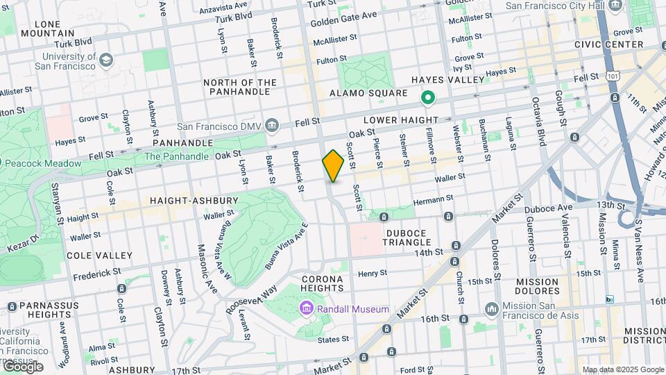232-236 Divisadero St Mapa y Detalles de la Ubicación