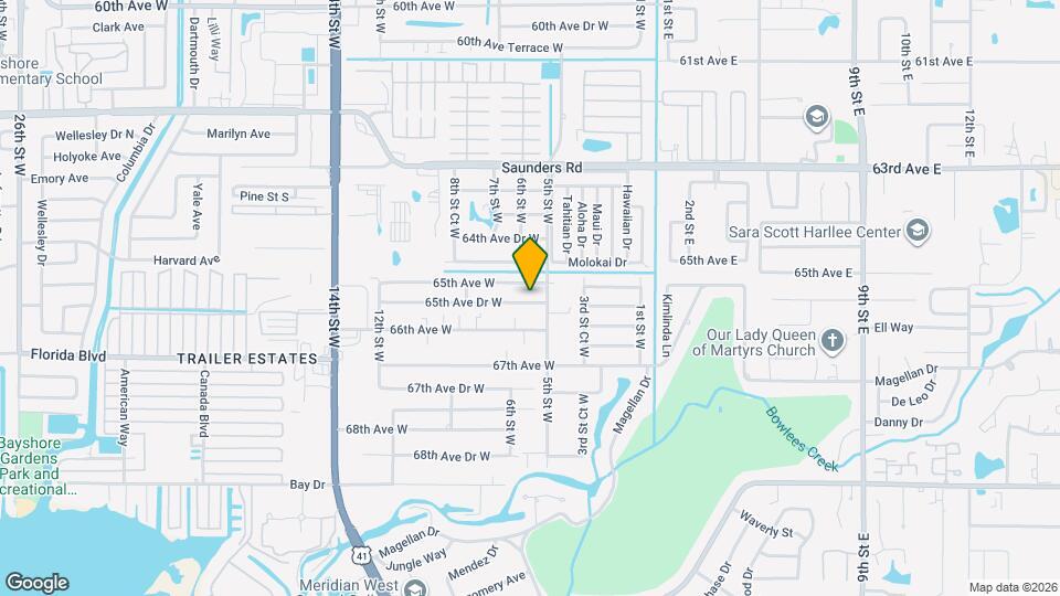 511 65th Ave Dr W Map and Location Details