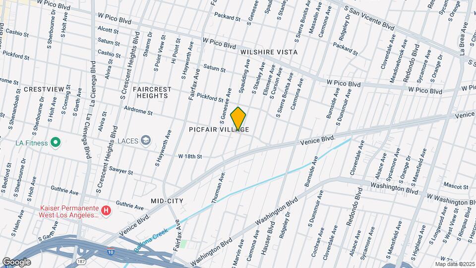5654 Airdrome St Map and Location Details