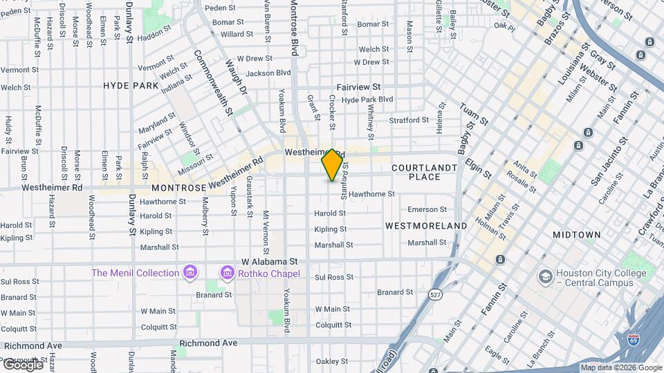 3315 Roseland St Map and Location Details