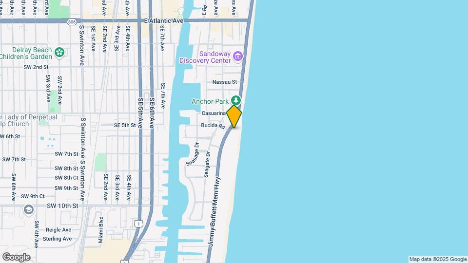 511 S Ocean Blvd Map and Location Details