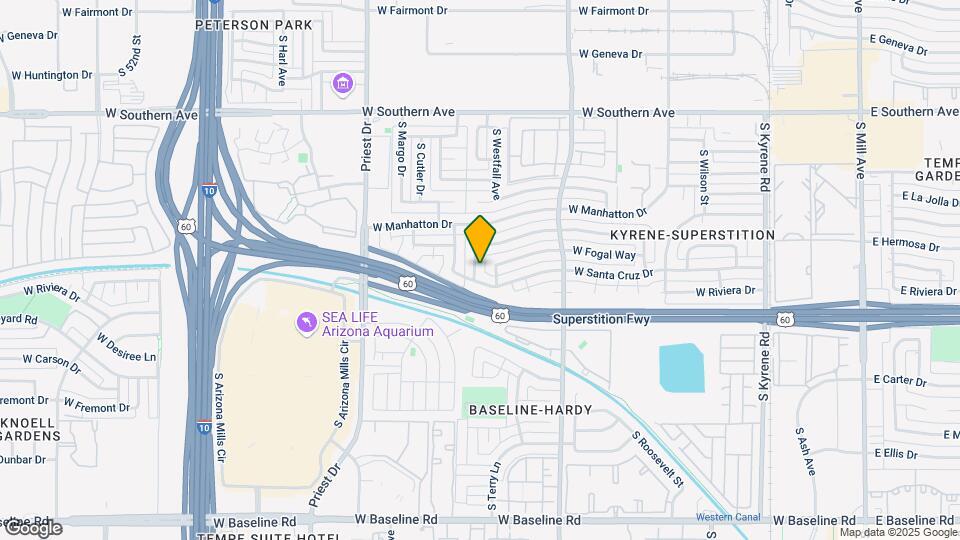 3941 S Roberts Rd Map and Location Details