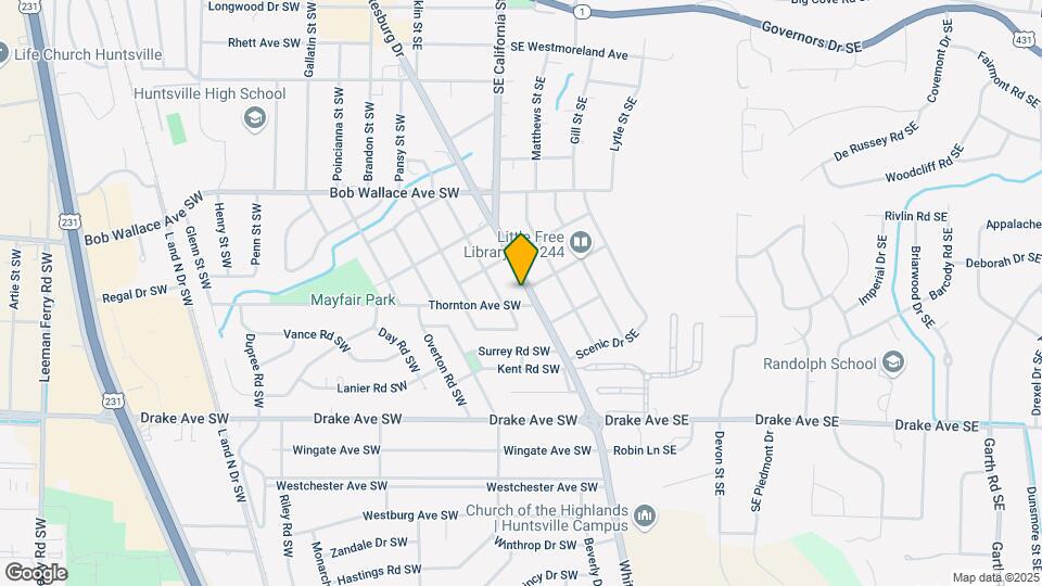 2512 Whitesburg Dr Map and Location Details
