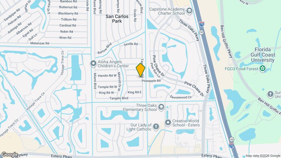9225 Pineapple Rd Map and Location Details