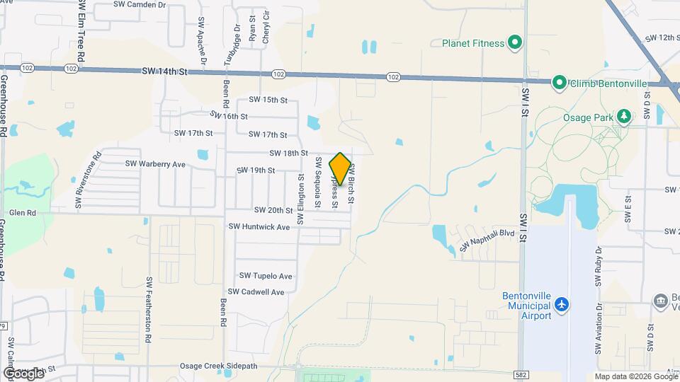 1907 SW Cypress St Map and Location Details