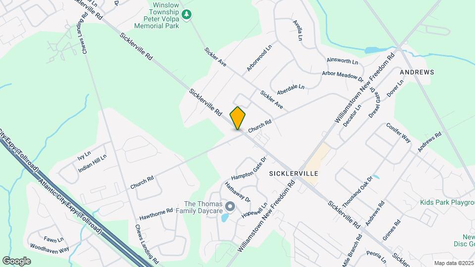 501 Sicklerville Rd Map and Location Details