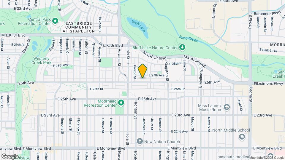10847 E 26th Ave Map and Location Details