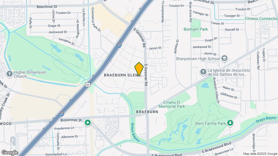 8615 Shadow Crest St Map and Location Details