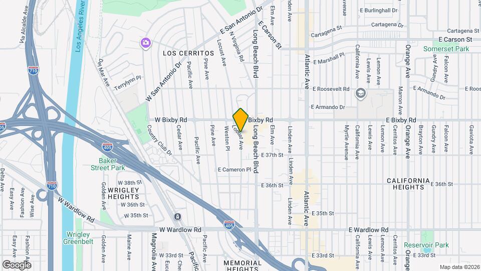 3743 Locust Ave Mapa y Detalles de la Ubicación