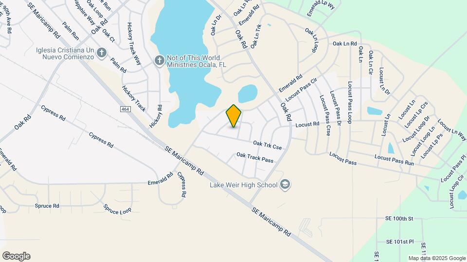 304 Oak Ln Track Map and Location Details