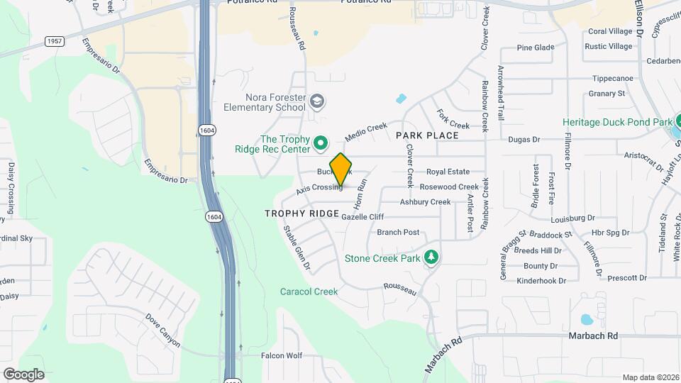 10706 Axis Crossing Map and Location Details
