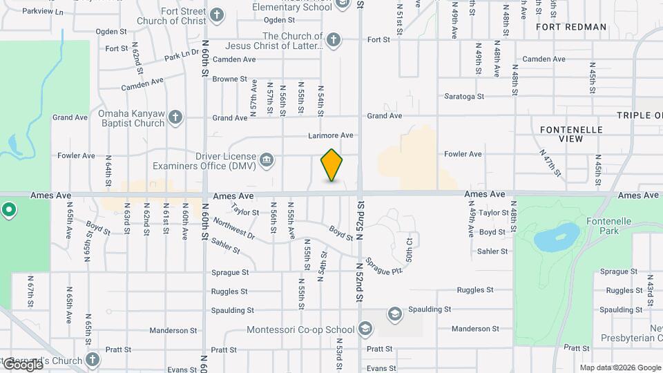 5236 Ames Ave Mapa y Detalles de la Ubicación