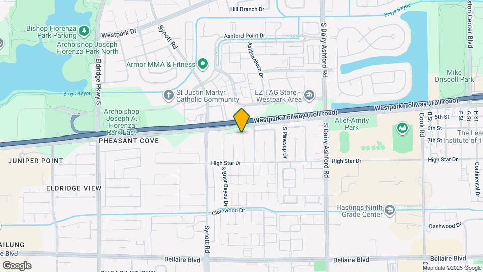13011 Harwin Dr Map and Location Details