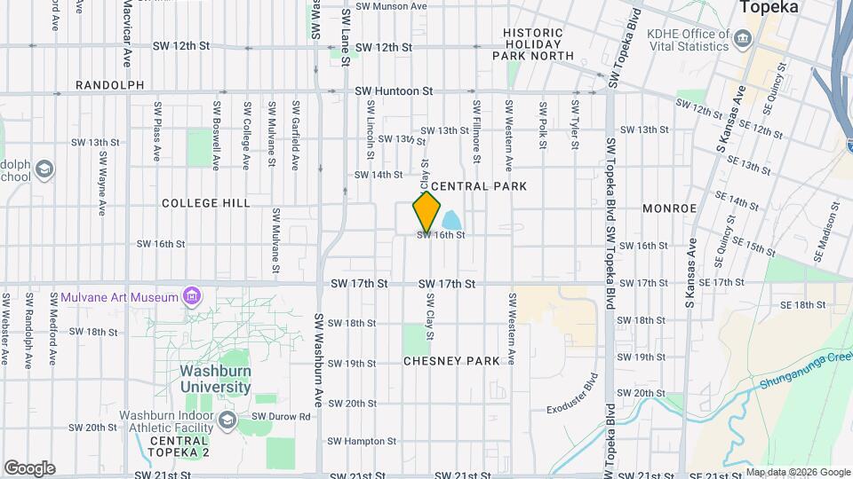 1605 SW Clay St Map and Location Details