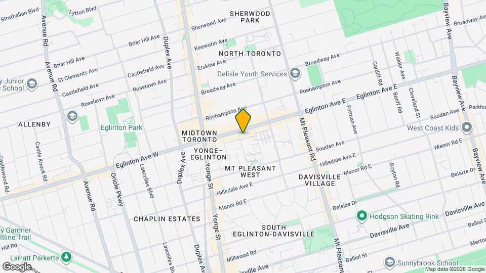 89 Dunfield Ave Map and Location Details