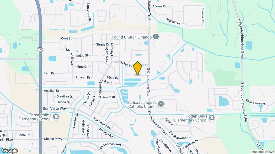 8310 Cascade Oaks Dr Map and Location Details