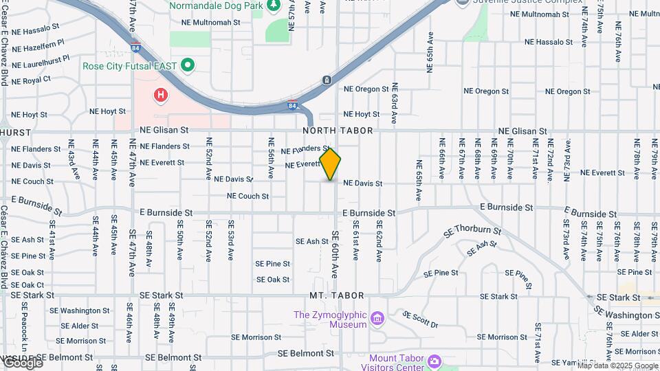5924 NE Davis St Map and Location Details