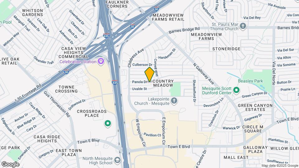 1724 Panola Dr Map and Location Details