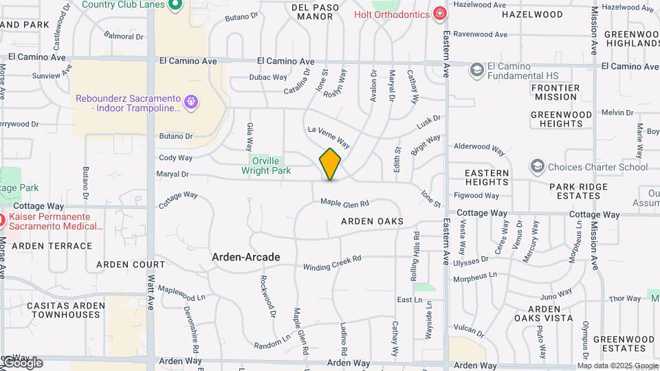 2124 Maryal Dr Map and Location Details