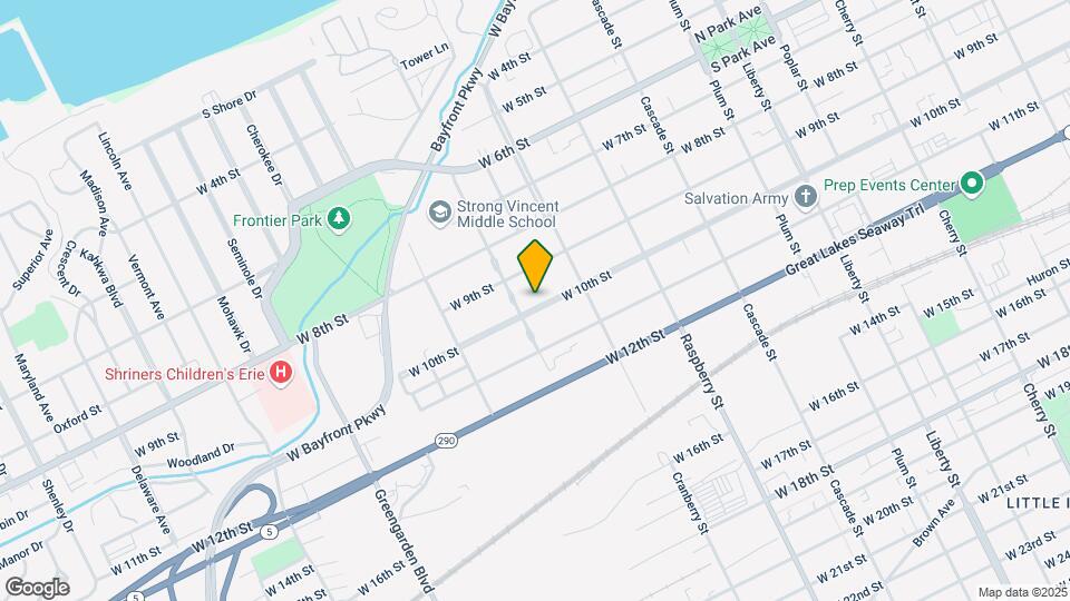 1248 W 10th St Mapa y Detalles de la Ubicación