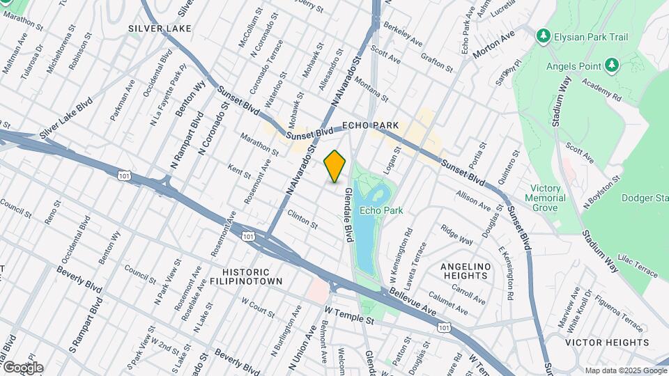 1827 Santa Ynez St Map and Location Details