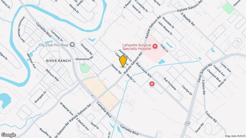 1510 Kaliste Saloom Rd Map and Location Details