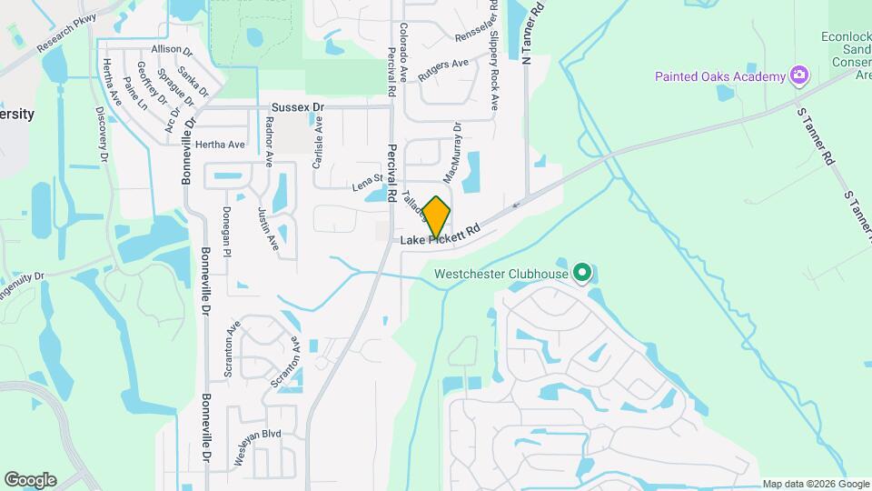 14127 Econ Woods Ln Map and Location Details