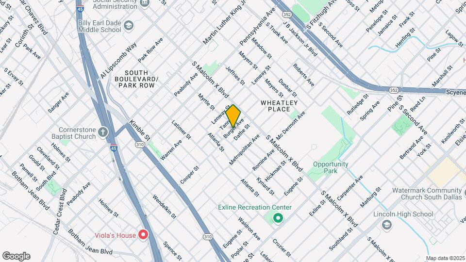 2638 Burger Ave Map and Location Details