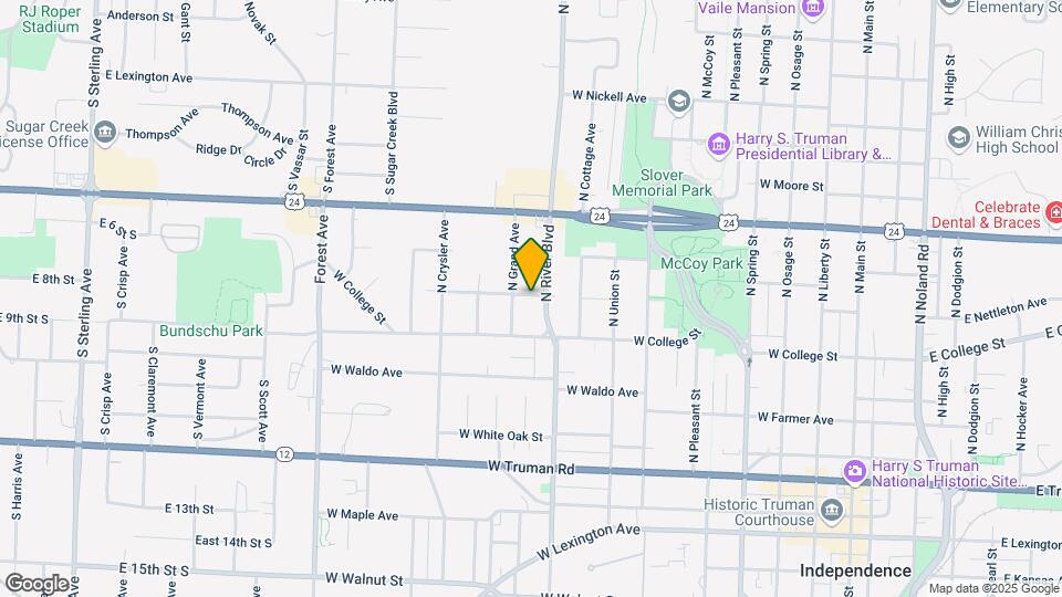 1005 W Nettleton Ave Map and Location Details