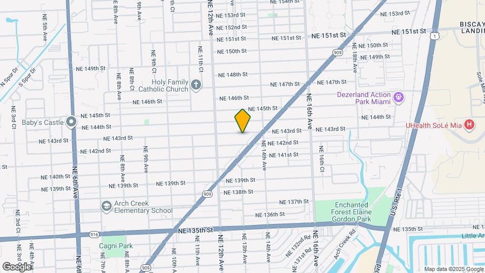 1310 NE 143rd St Map and Location Details