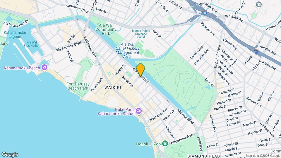 Waikiki Hale Mapa y Detalles de la Ubicación